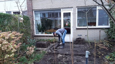 Aanleggen bestrating 1